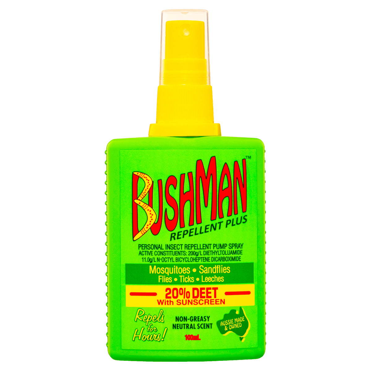 Bushman Plus Pump Spray 100ml