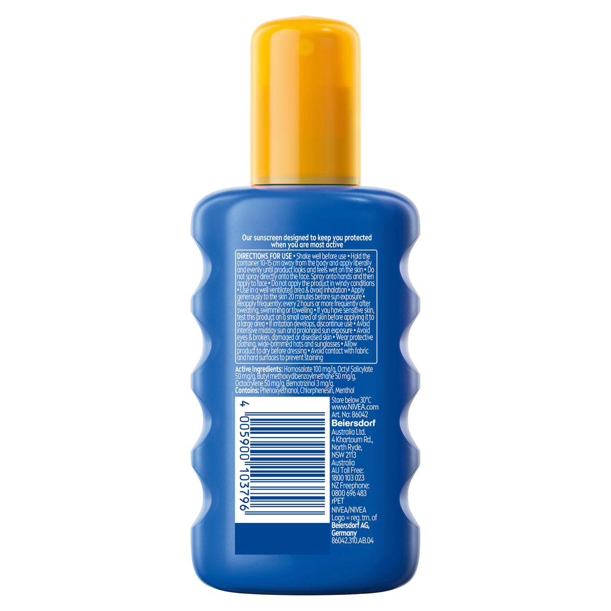 NIVEA Ultra Sport Cooling SPF50+ Sunscreen Spray