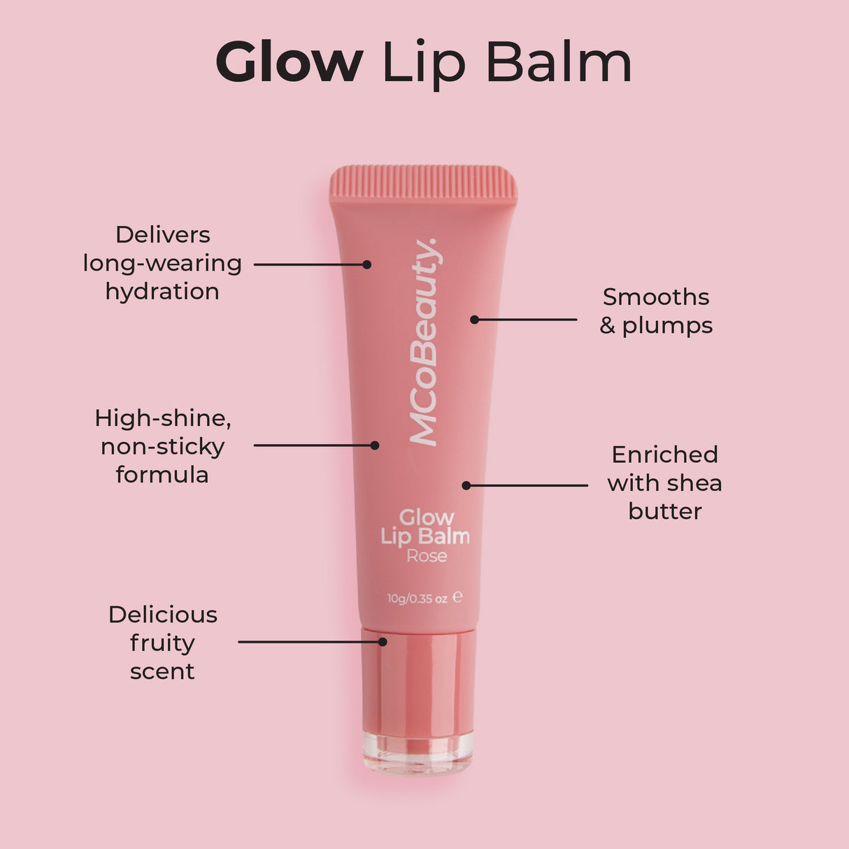 MCo MCW323A Glow Lip Balm Rose