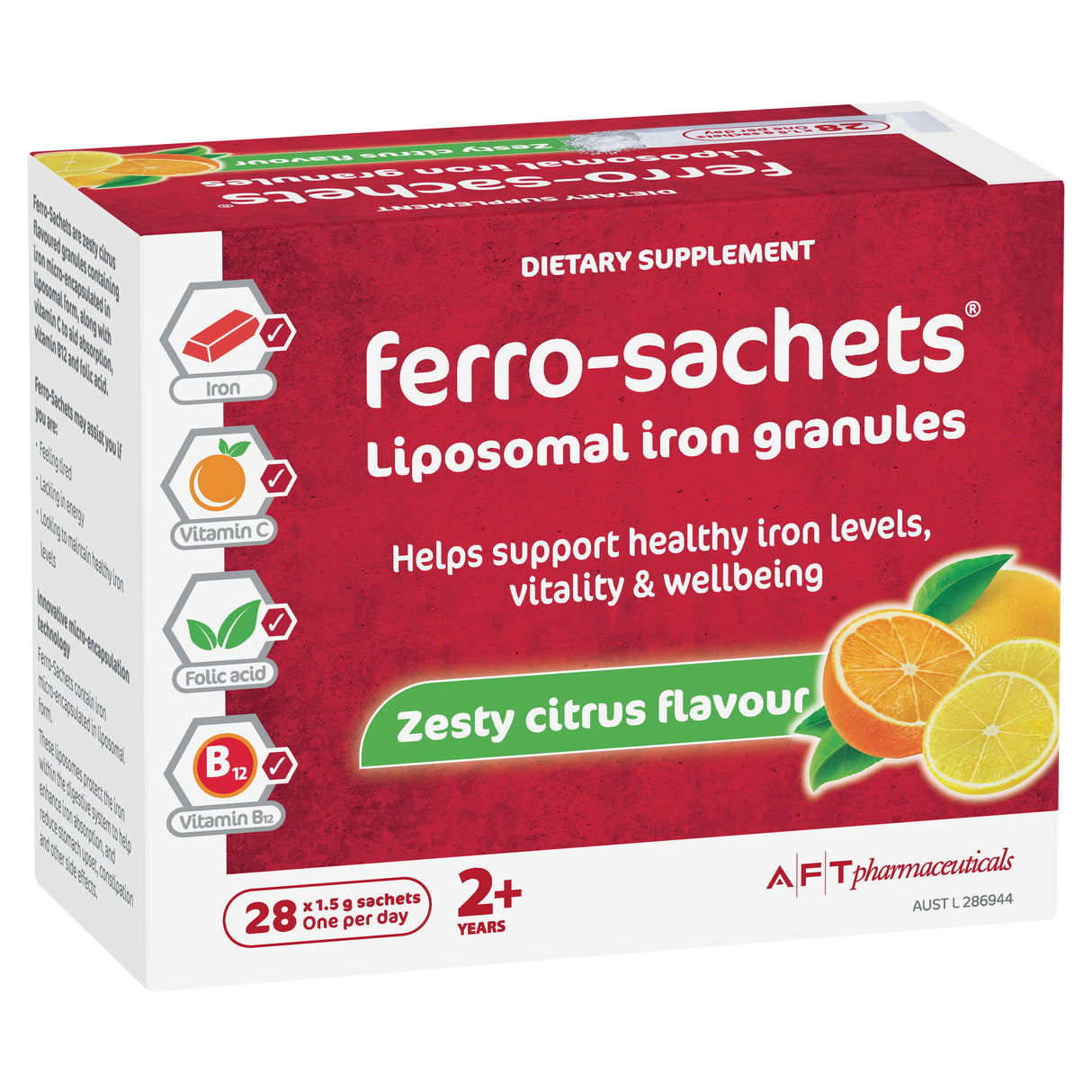 Ferro Sachets Liposomal Iron Granules 28s