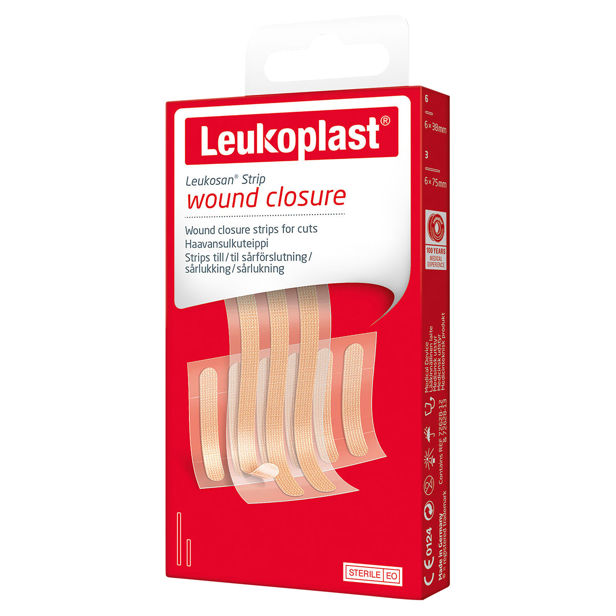 LEUKOSAN Strip 6x38mm & 6x75mm 9/box