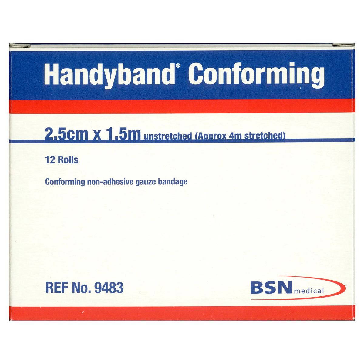 HANDYBAND Conforming Bandage 2.5cmx1.5m 1 Roll