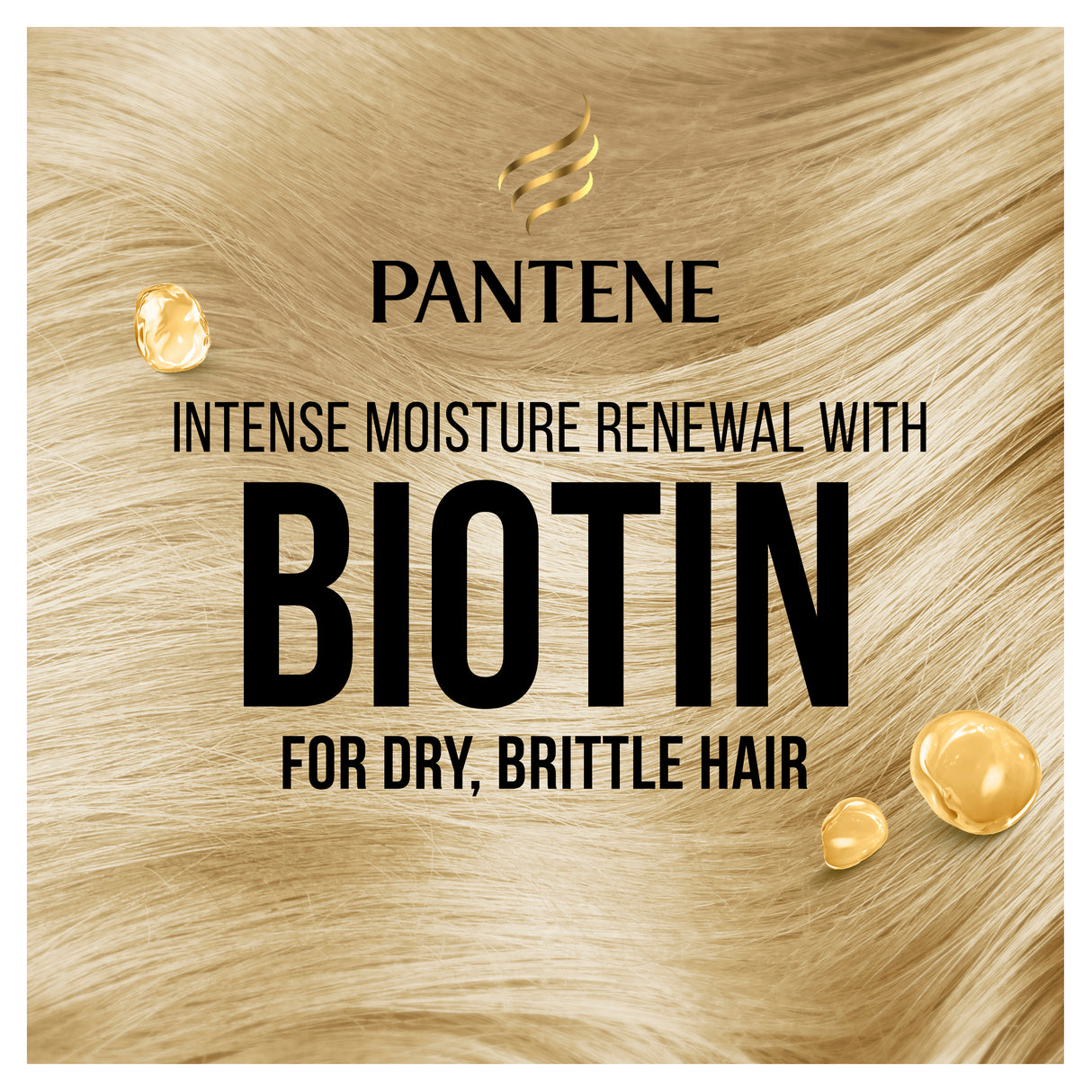 Pantene 3MM Biotin Moisture Renew Shampoo 650ml