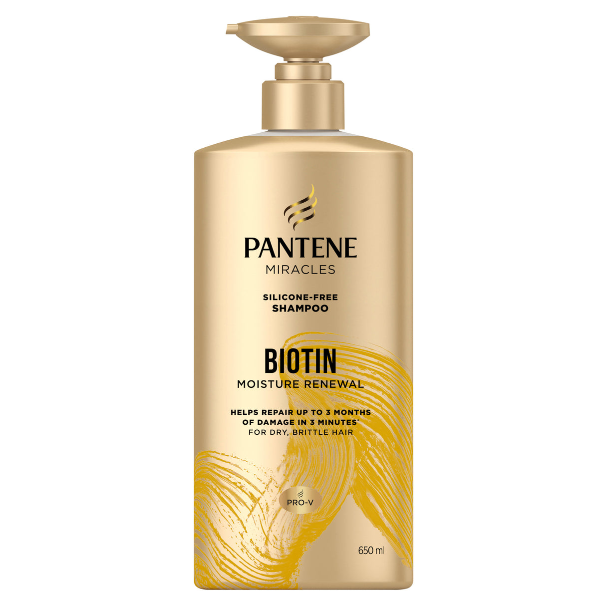 Pantene 3MM Biotin Moisture Renew Shampoo 650ml