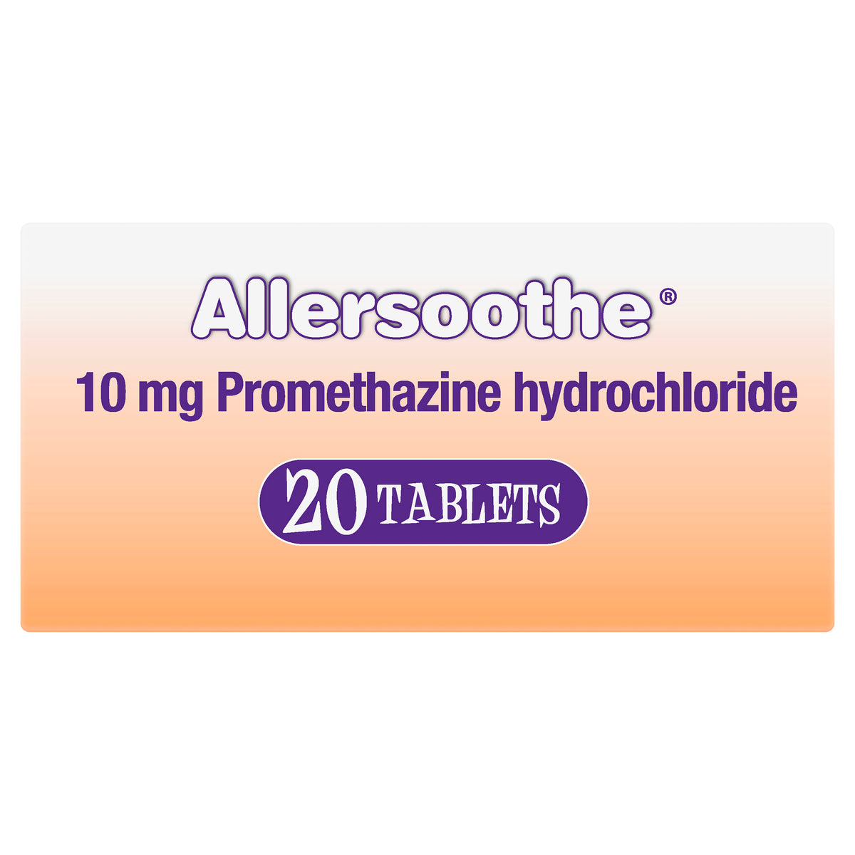 Allersoothe 10 mg 20 Tablets