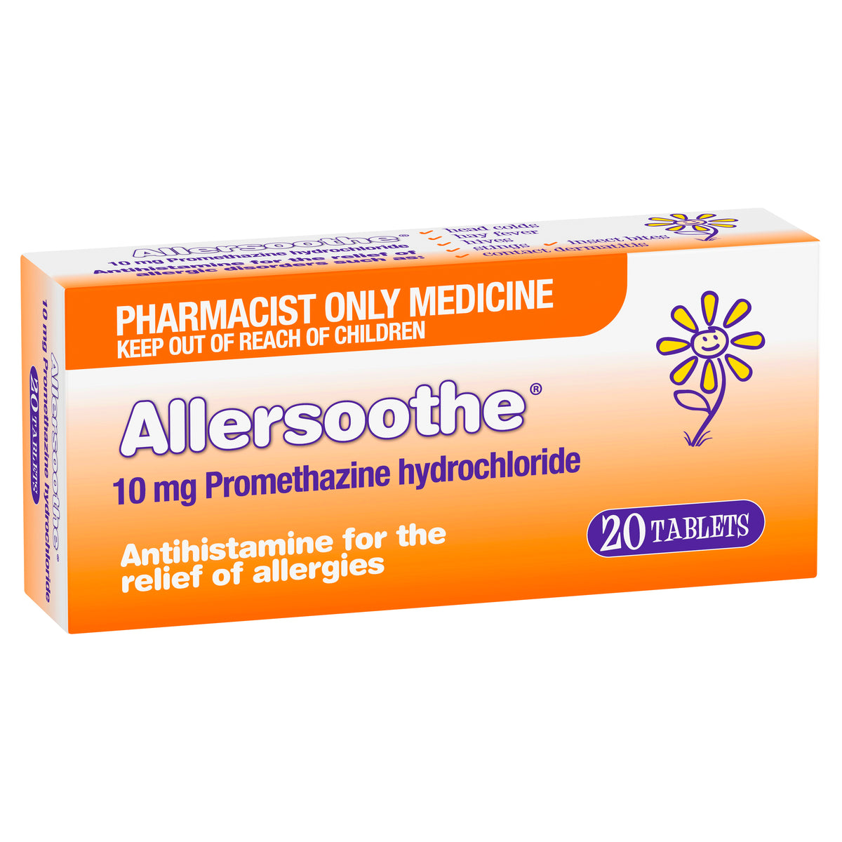 Allersoothe 10 mg 20 Tablets