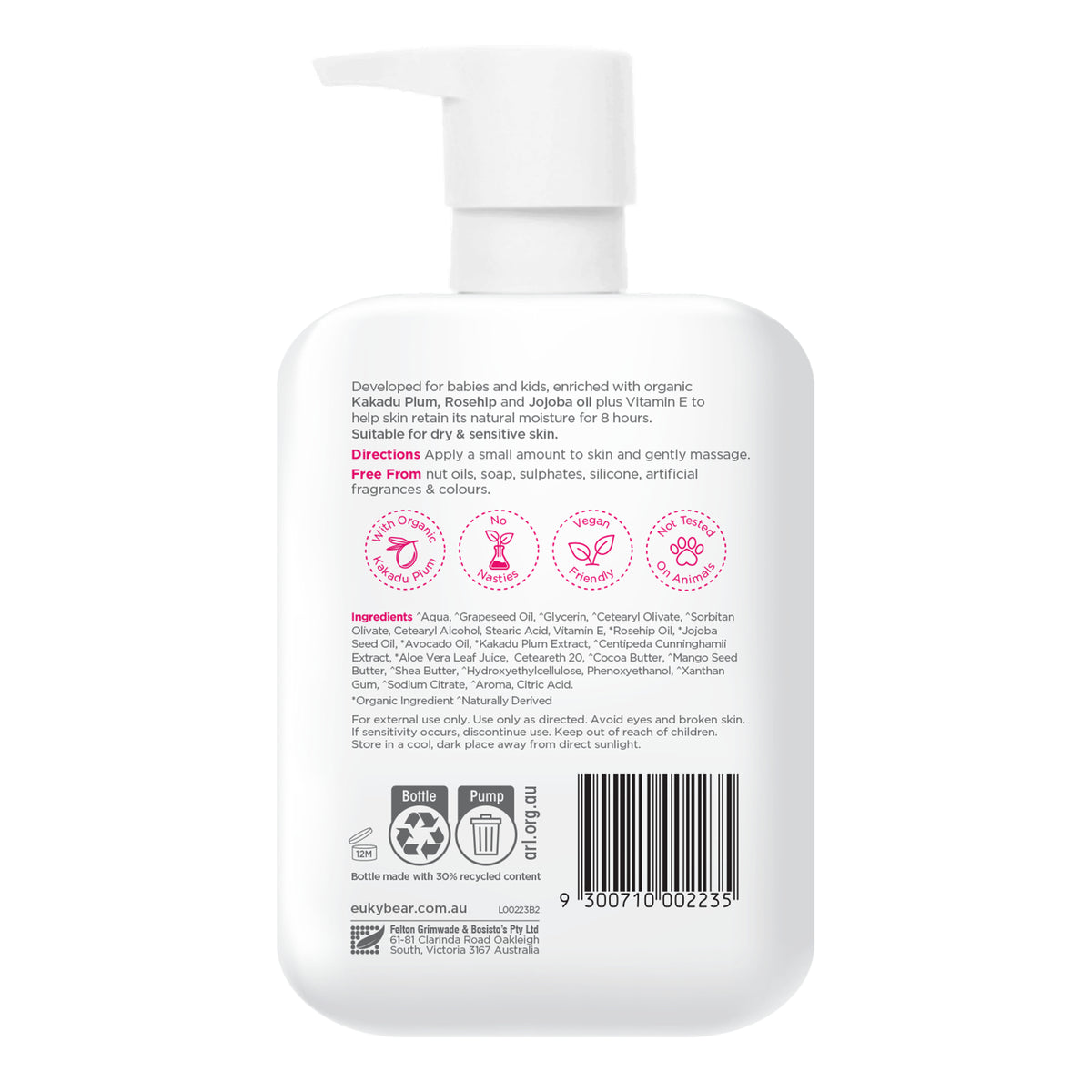 Euky Bear Body Lotion 300ml