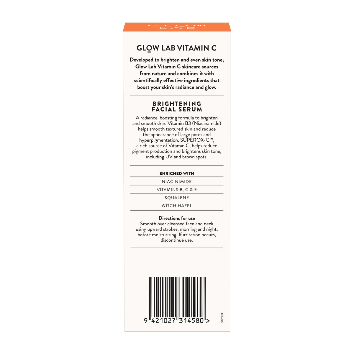 GLOW LAB Bright Facial Serum 30ml