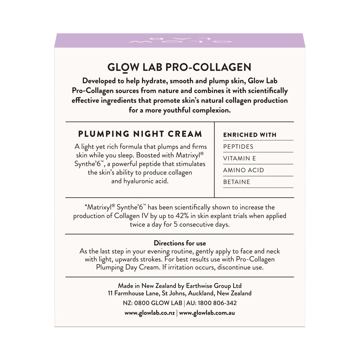 GLOW LAB Pro Collagen Night Cream 50g