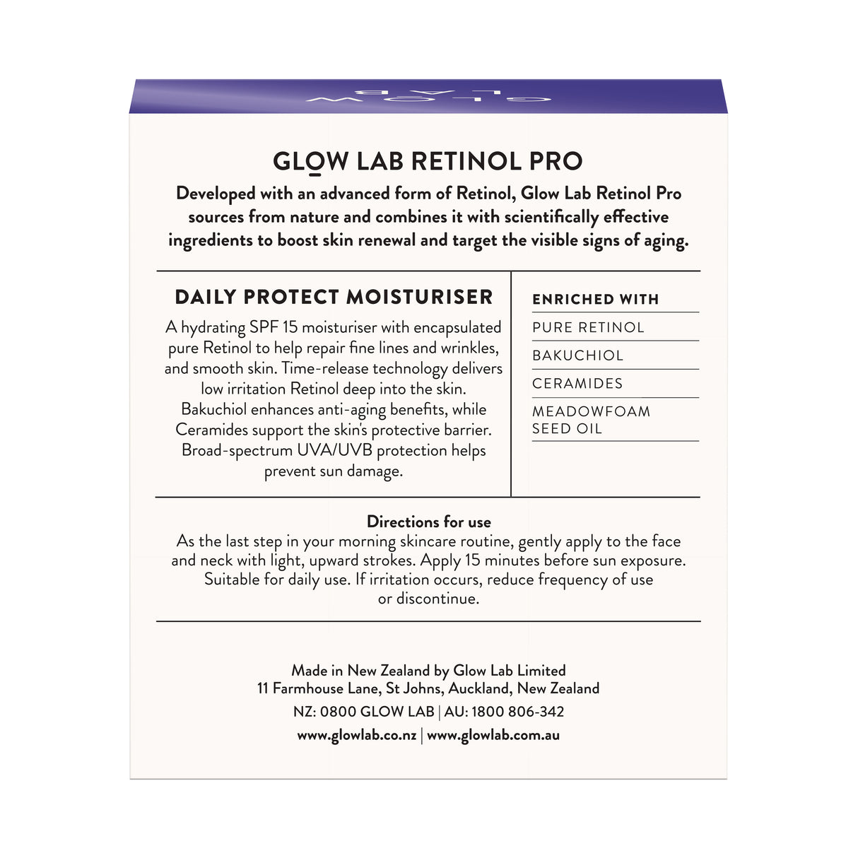 GLOW LAB RetinolPro Moisturiser 50g