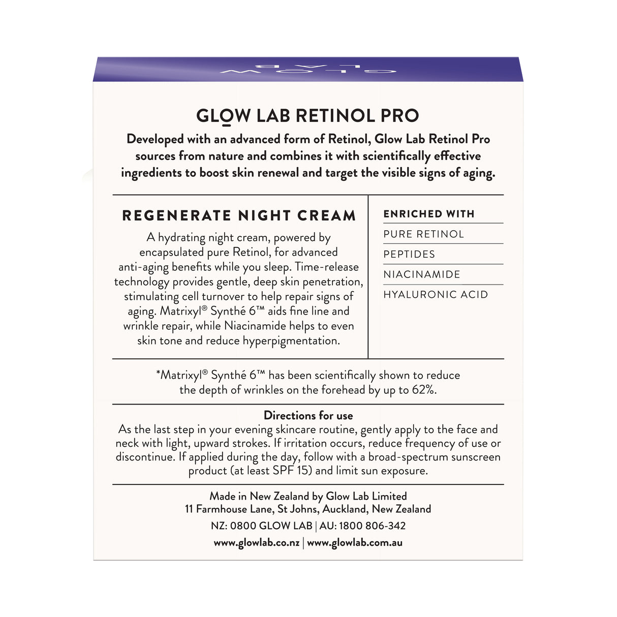 GLOW LAB RetinolPro Night Cream 50g