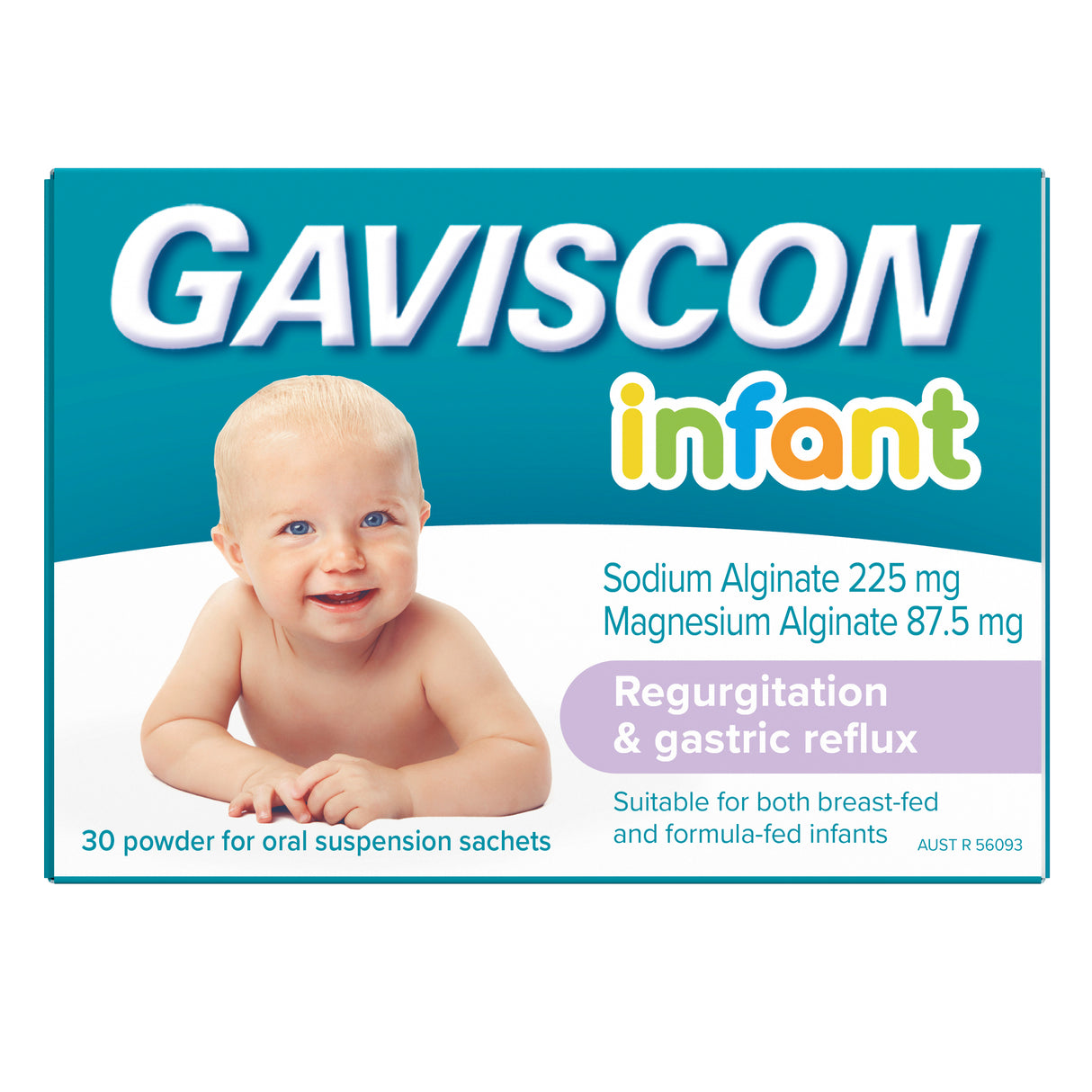 Gaviscon Infant Powder Sachets for Regurgitation and Gastic Reflux 30 Pack