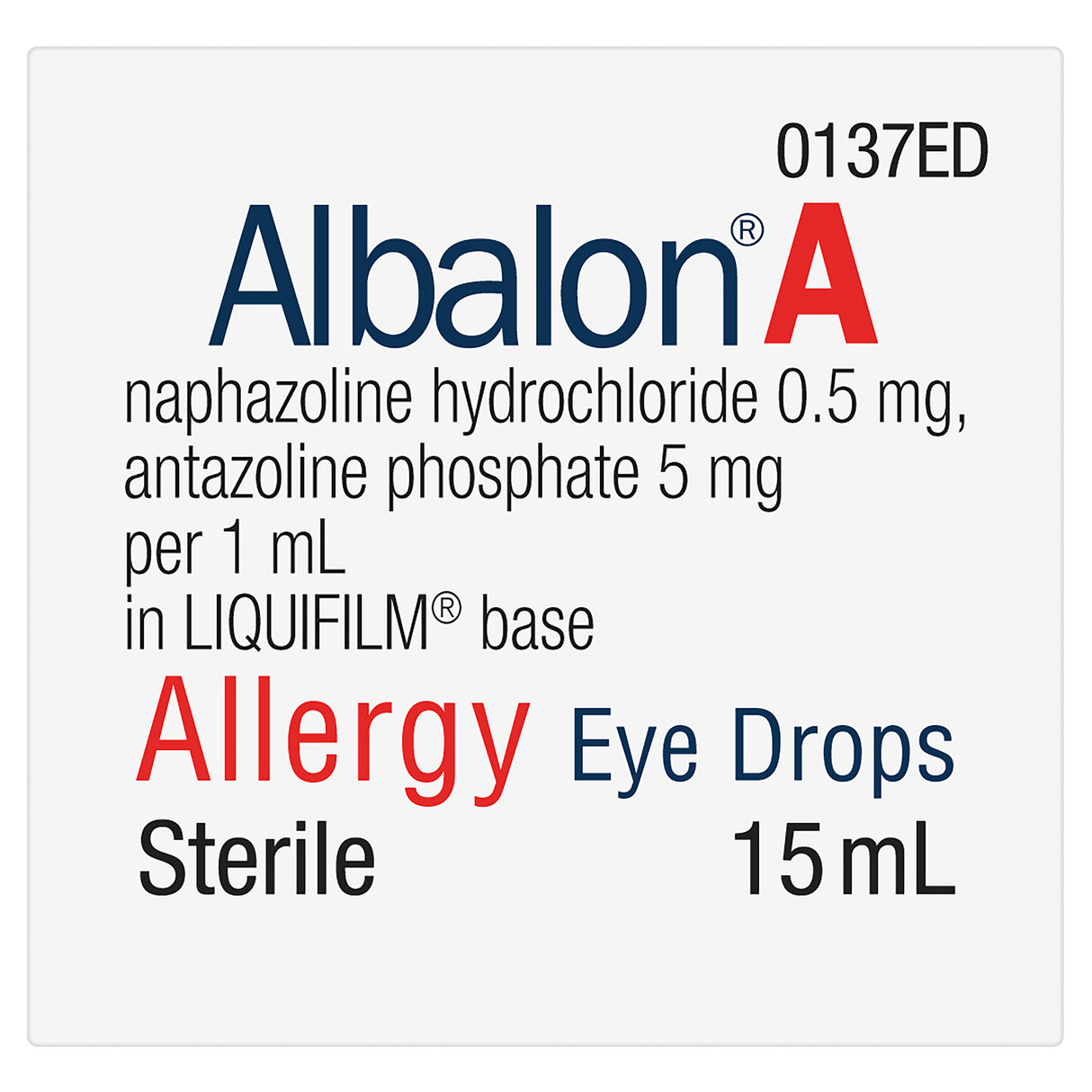Albalon A Allergy Eye Drops 15mL