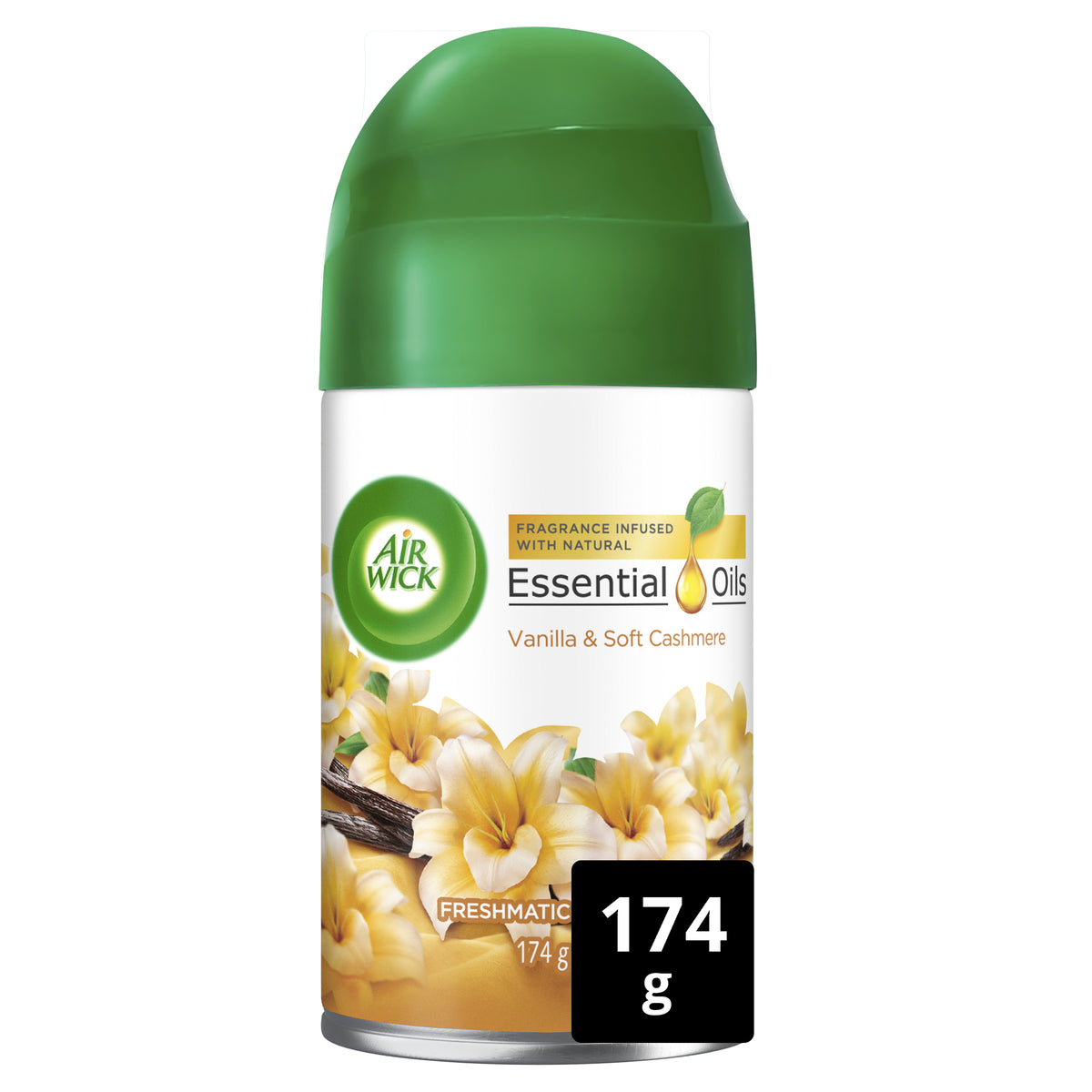 Airwick Essential Oil FM Vanilla & Soft Cashmere Prime 174g