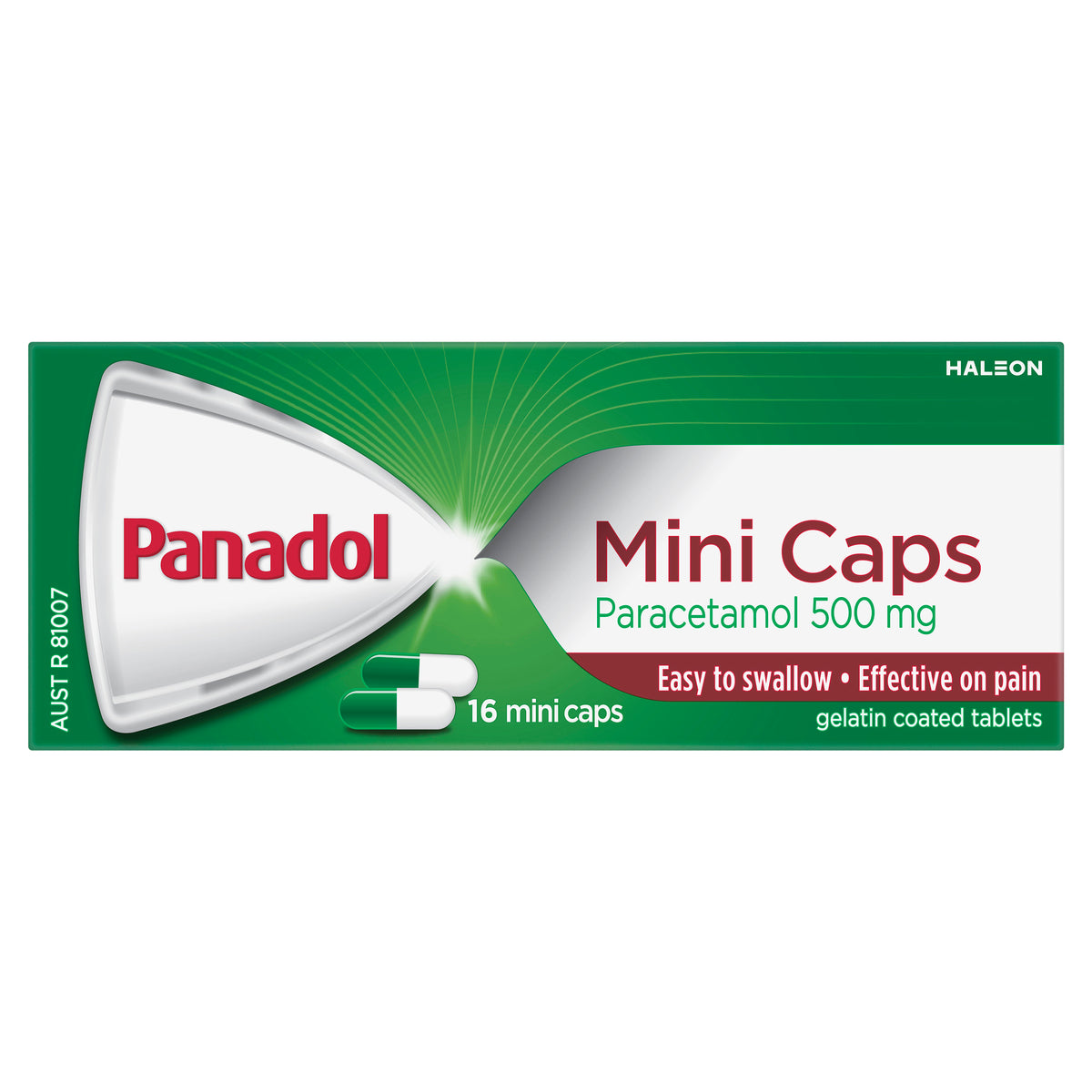 PANADOL Mini Caps 500mg 16pk