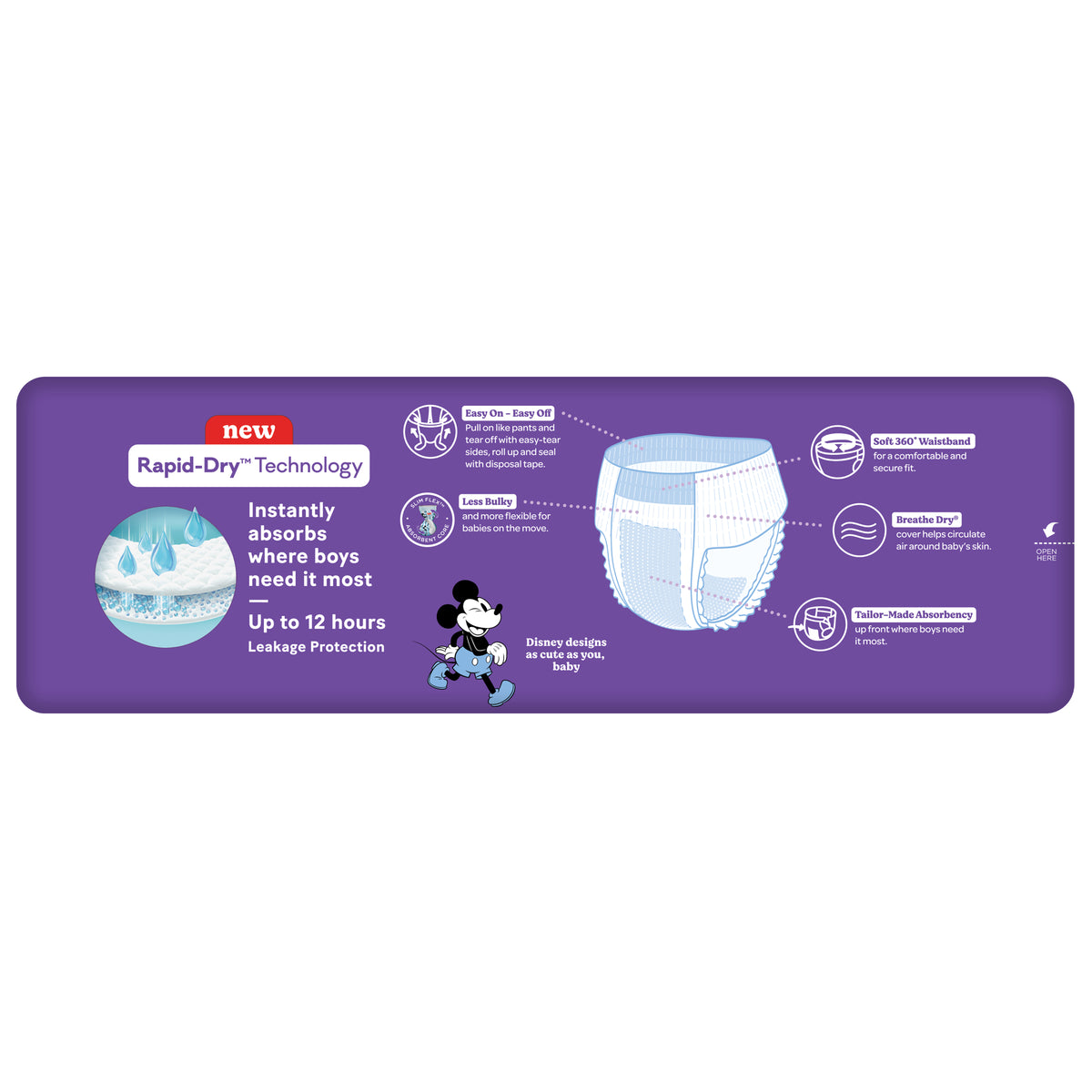 Huggies Nappy Pants Ultra Dry Size 4 Boy 34 Pack