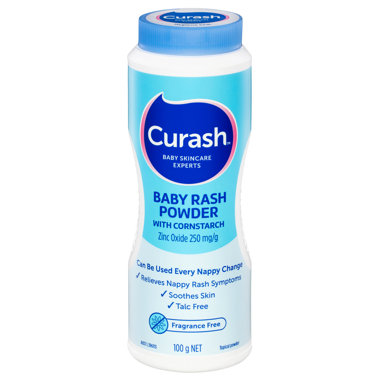CURASH Baby Rash Powder with Cornstarch 100g