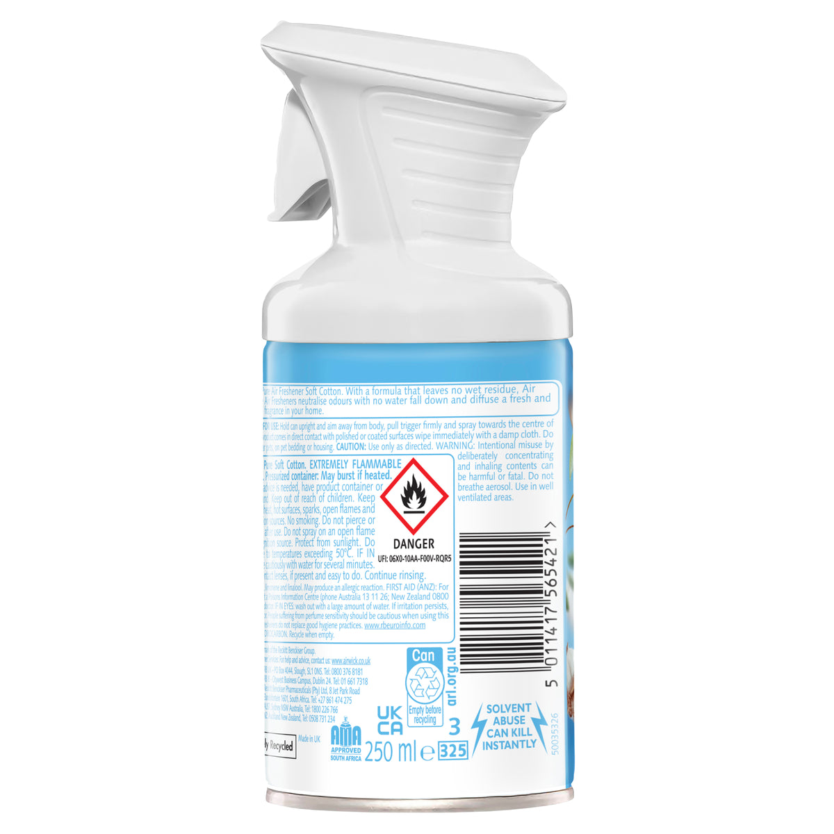 Air Wick Pure Air Freshener Spray Soft Cotton 159g