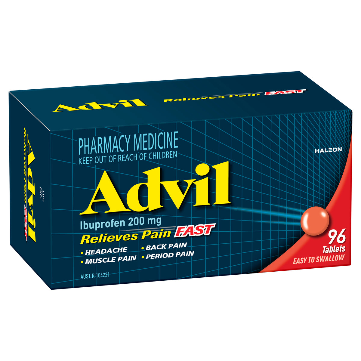 Advil 200mg 96 Tablets limit 1