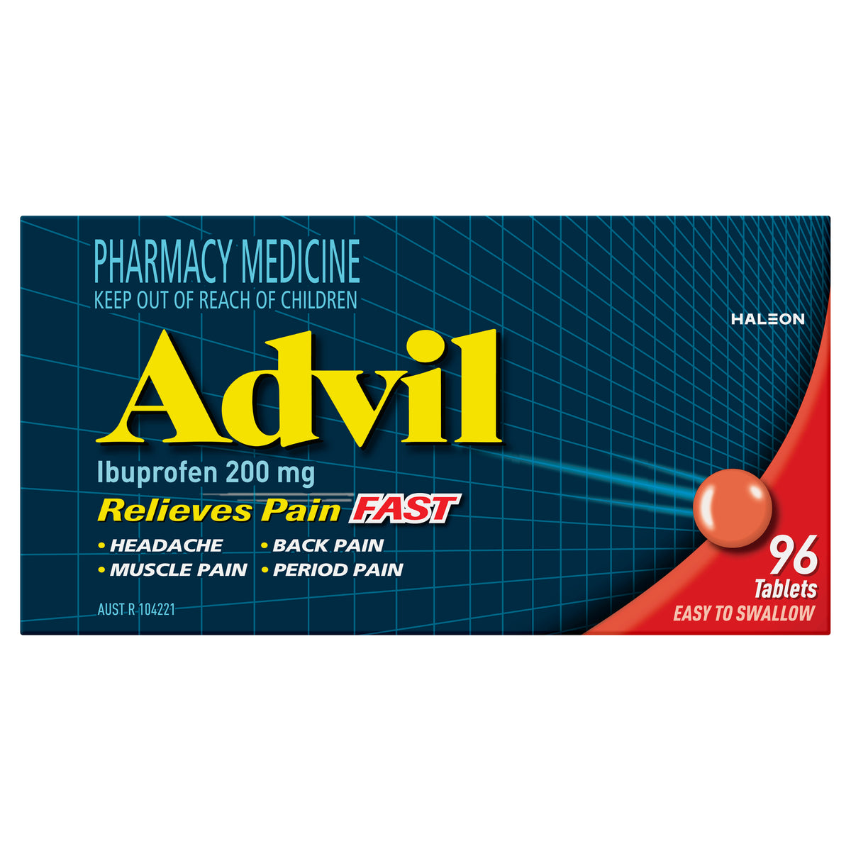 Advil 200mg 96 Tablets limit 1