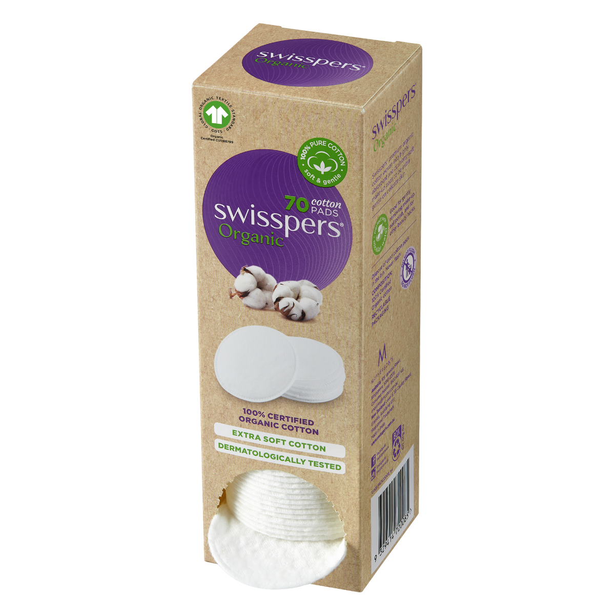 SWISSPERS Organic Cotton Pads 70's
