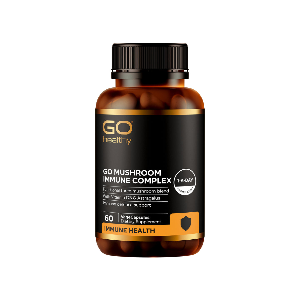 GO Healthy GO Mushroom Immune Complex 60VCaps