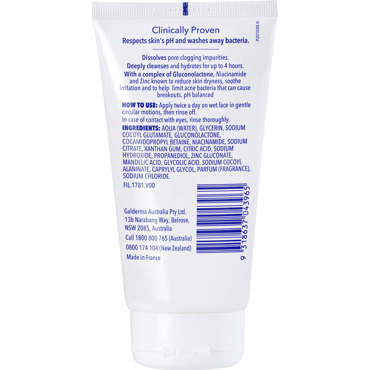 BENZAC Antibacterial Face Wash 150ml