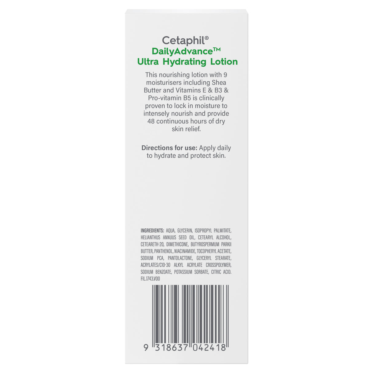 Cetaphil Daily Advance Ultra Hydrating Lotion 85gm