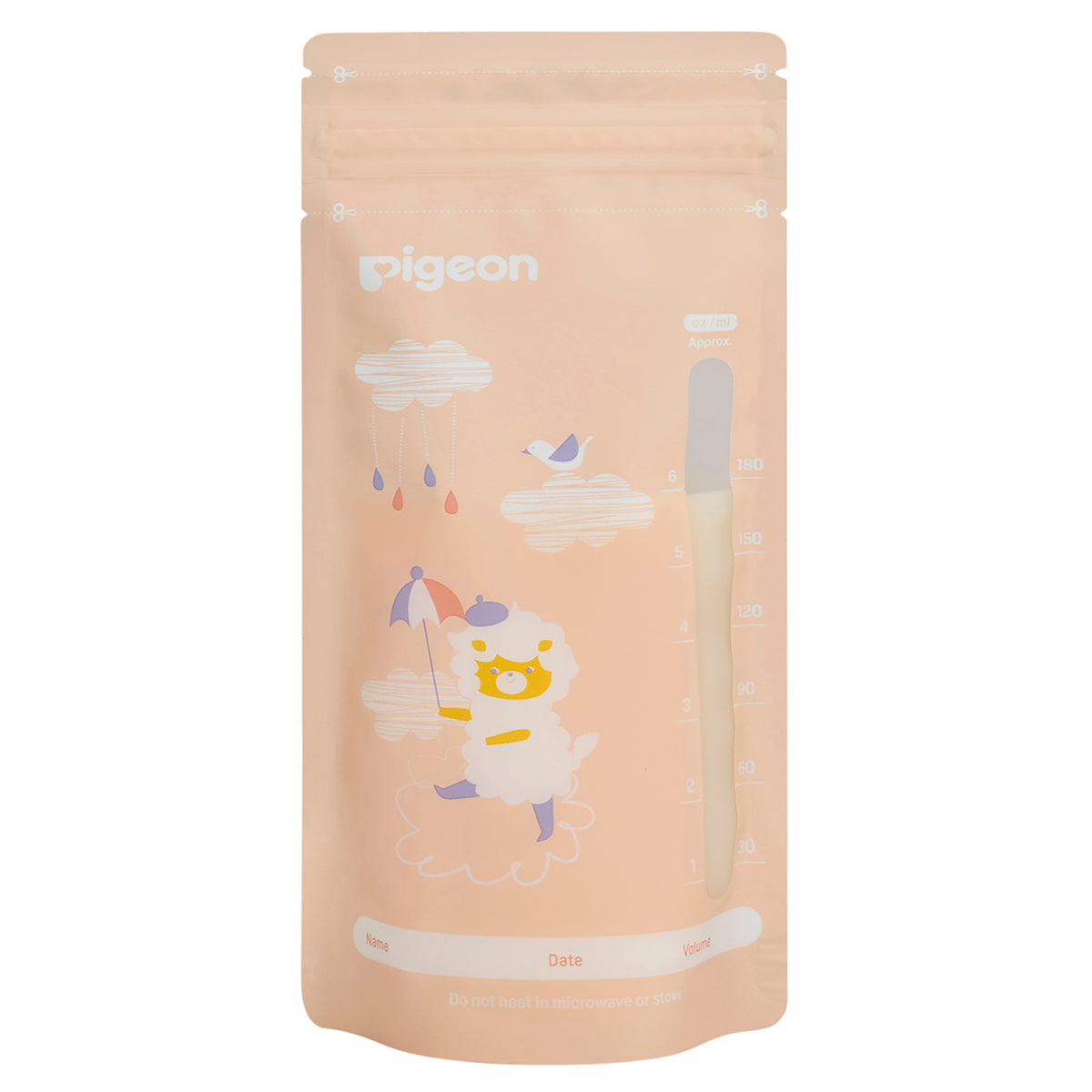 PIGEON Breast Milk Bag Animals 25pc