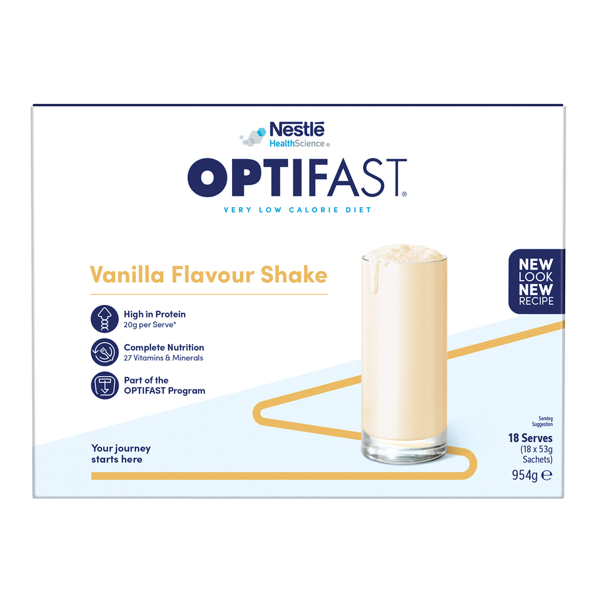 OPTIFAST VLCD Shake Vanilla 18x53g