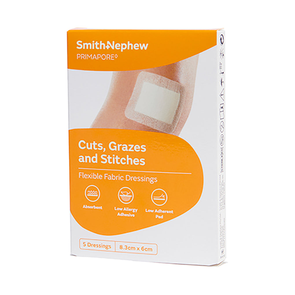 Primapore Dressing 8.3 cm x 6 cm 5 Pack
