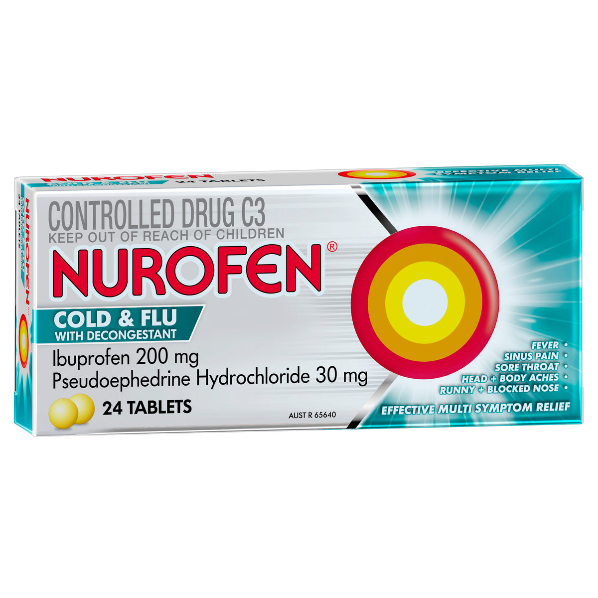 NUROFEN C&F wDecon (IBP&PSE) Tab 24s