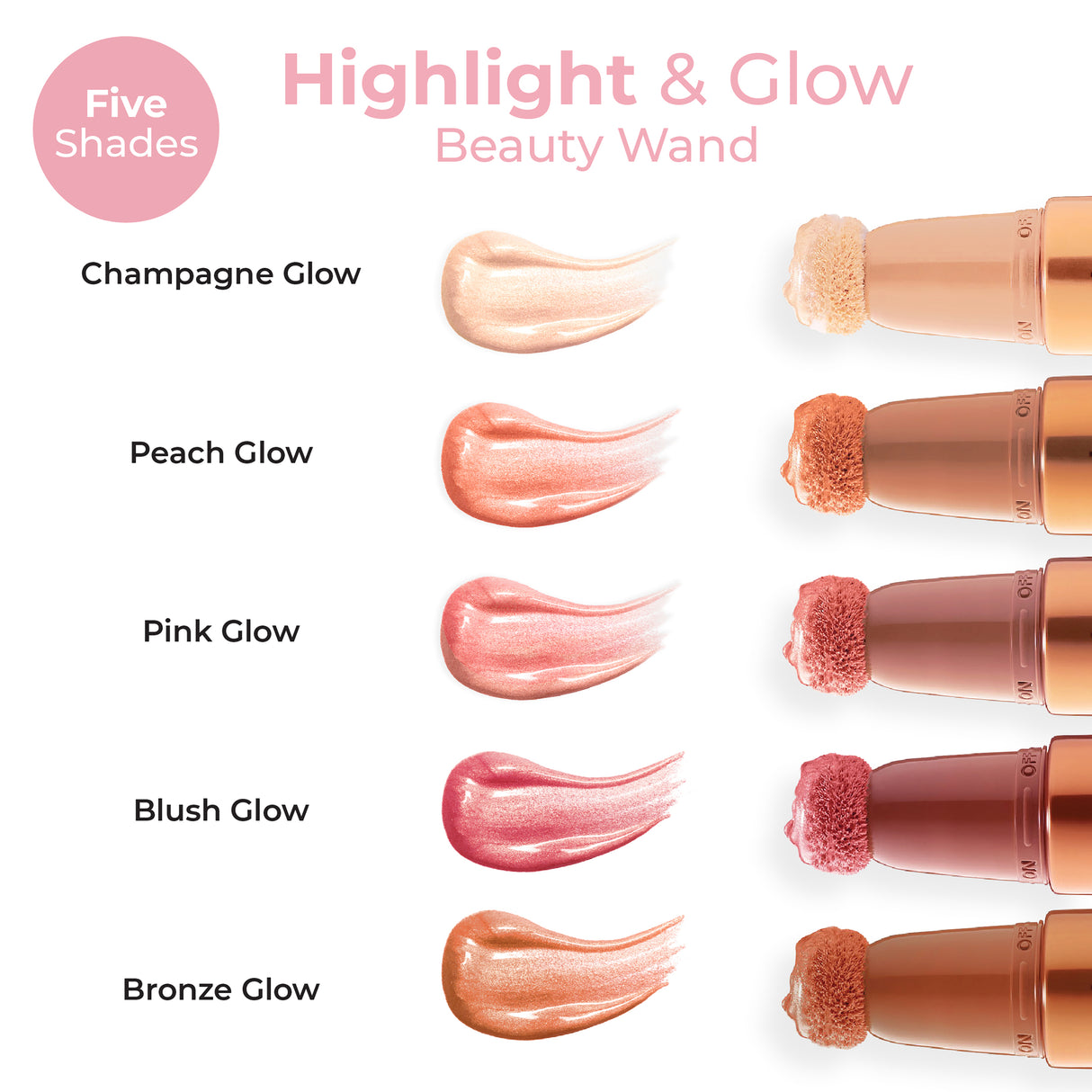 MCo MCW320 HL&Glow Bty Wand Chmp Glw