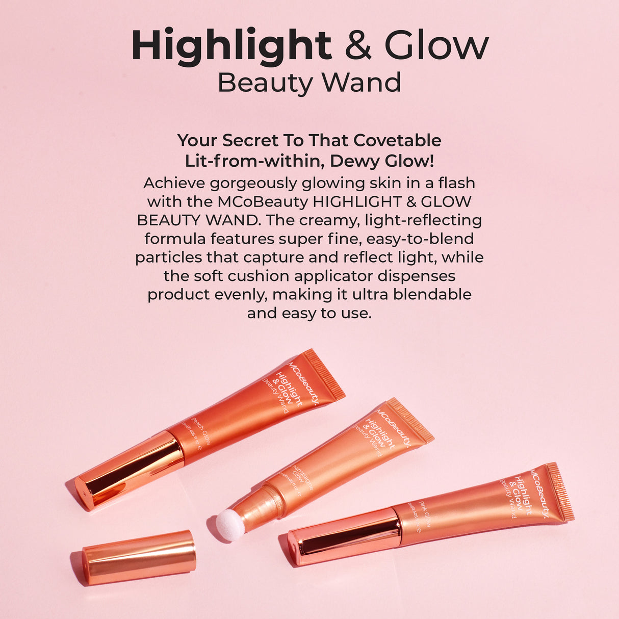 MCo MCW321 HL&Glow Bty Wand Pink Glw