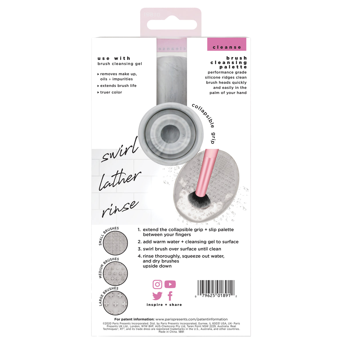 Real Techniques Brush Cleansing Palette