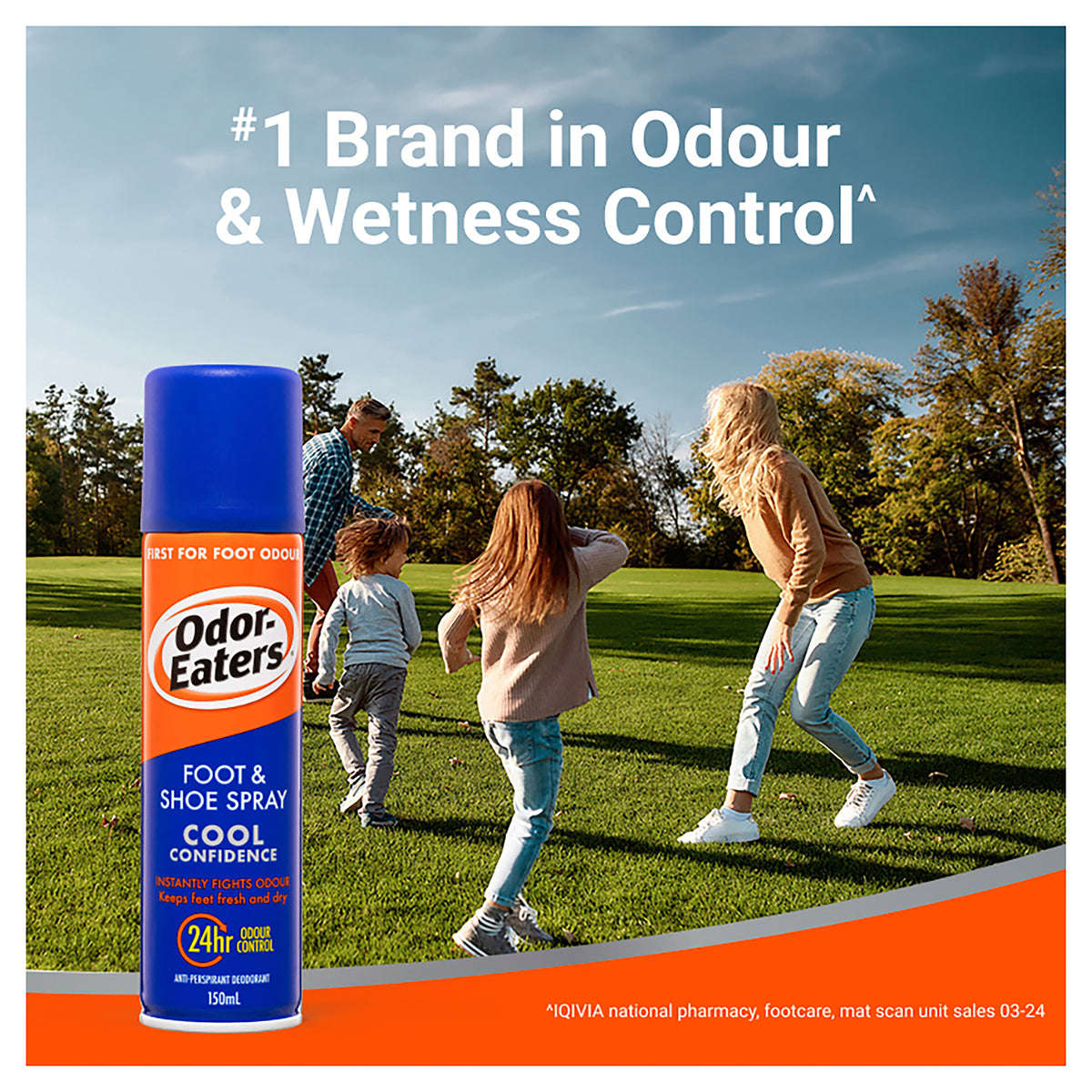 Odor-Eaters Foot and Shoe Spray Cool Confidence 150 mL