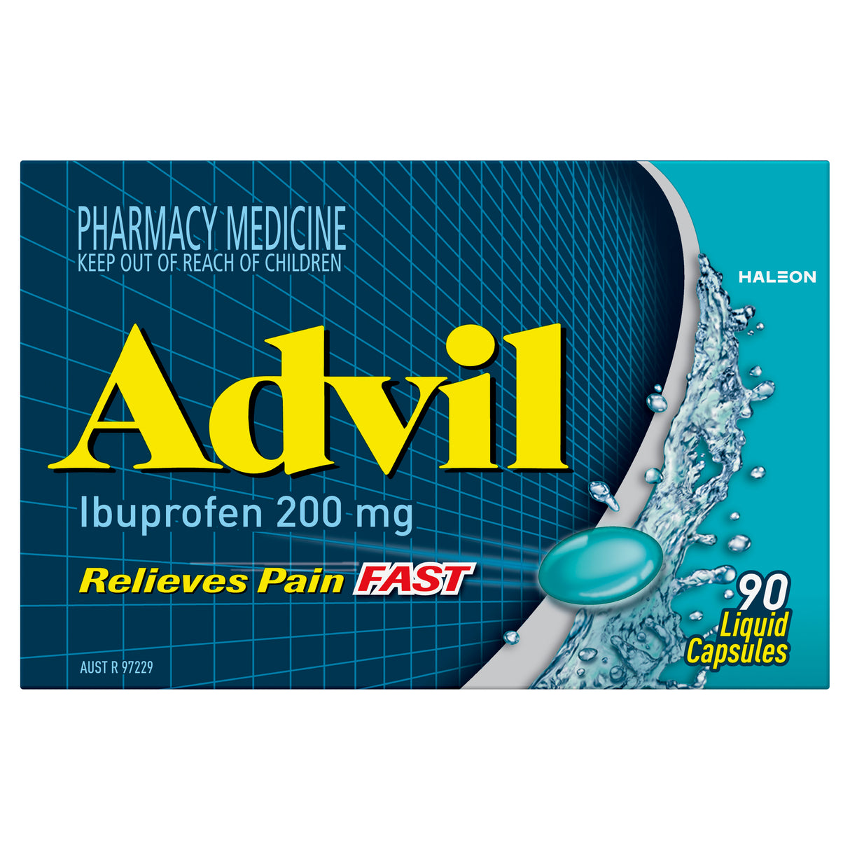 Advil Fast Acting Liquid IbuprofenCap 90s Limit 1 per trans
