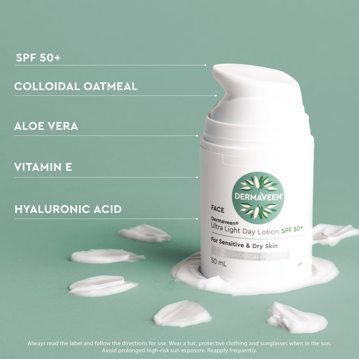 DermaVeen Face Ultra Light Lotion SPF50+ 50ml