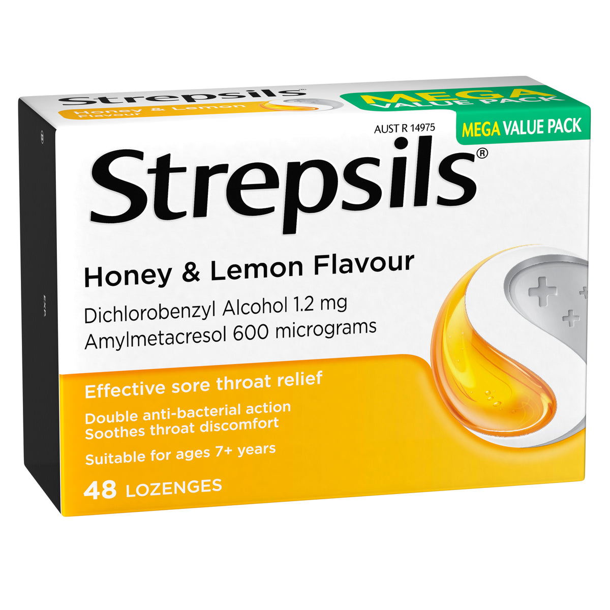 Strepsils Honey & Lemon 48 Lozenges