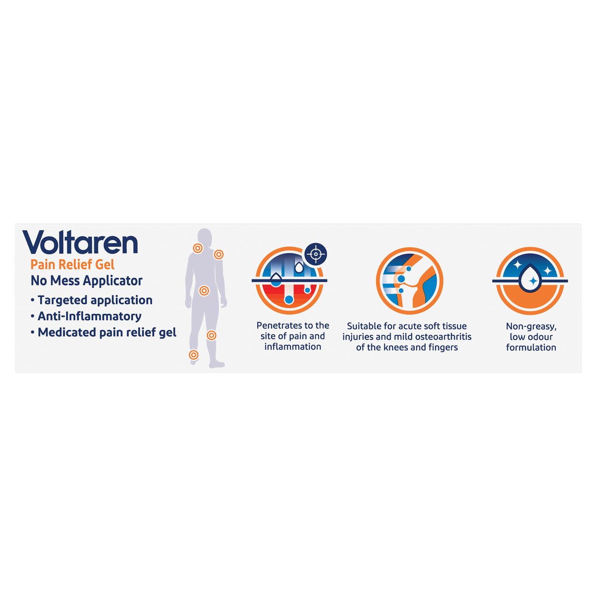 Voltaren Emulgel No Mess Applicator 75g