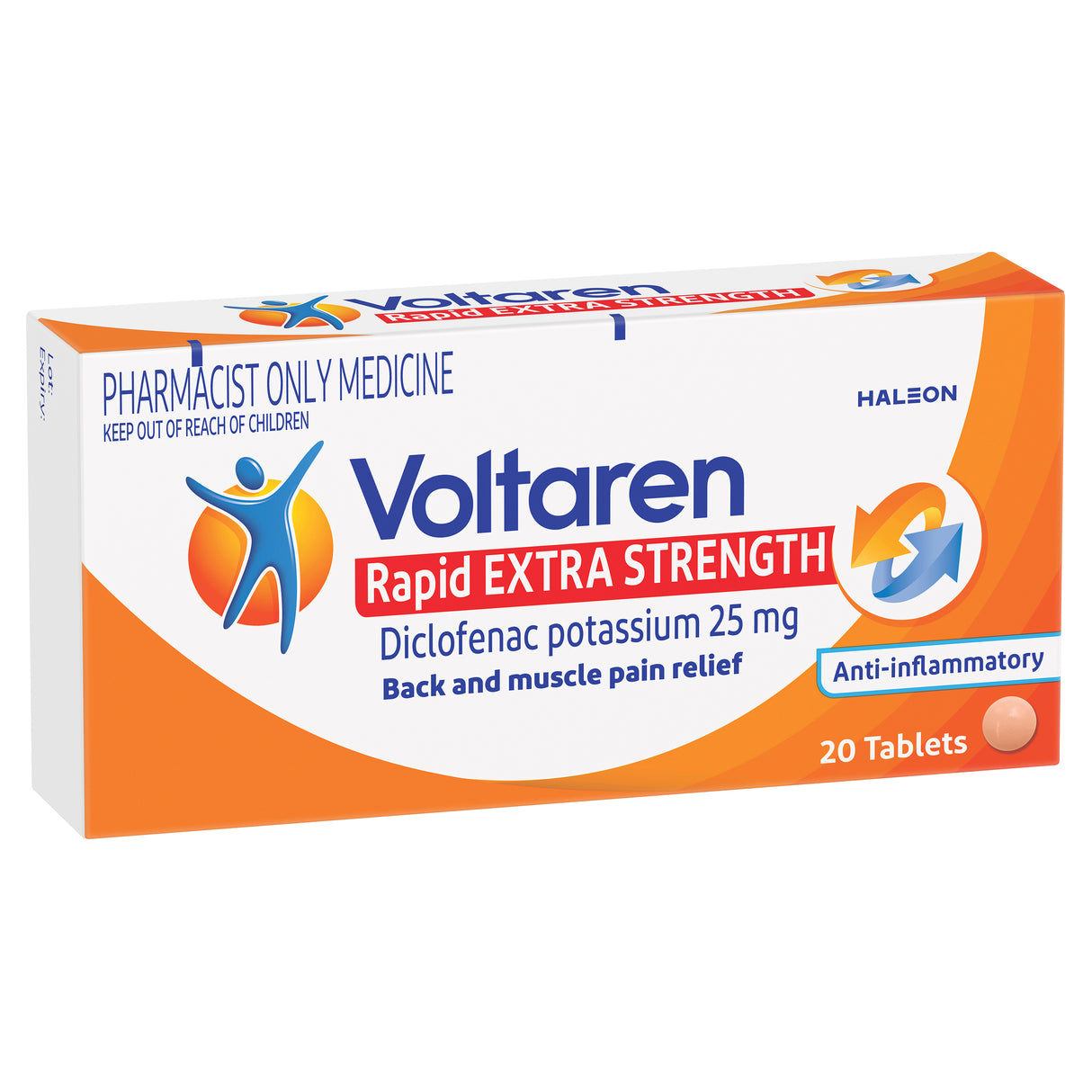 Voltaren Rapid 25 Tablets 20 Tablets