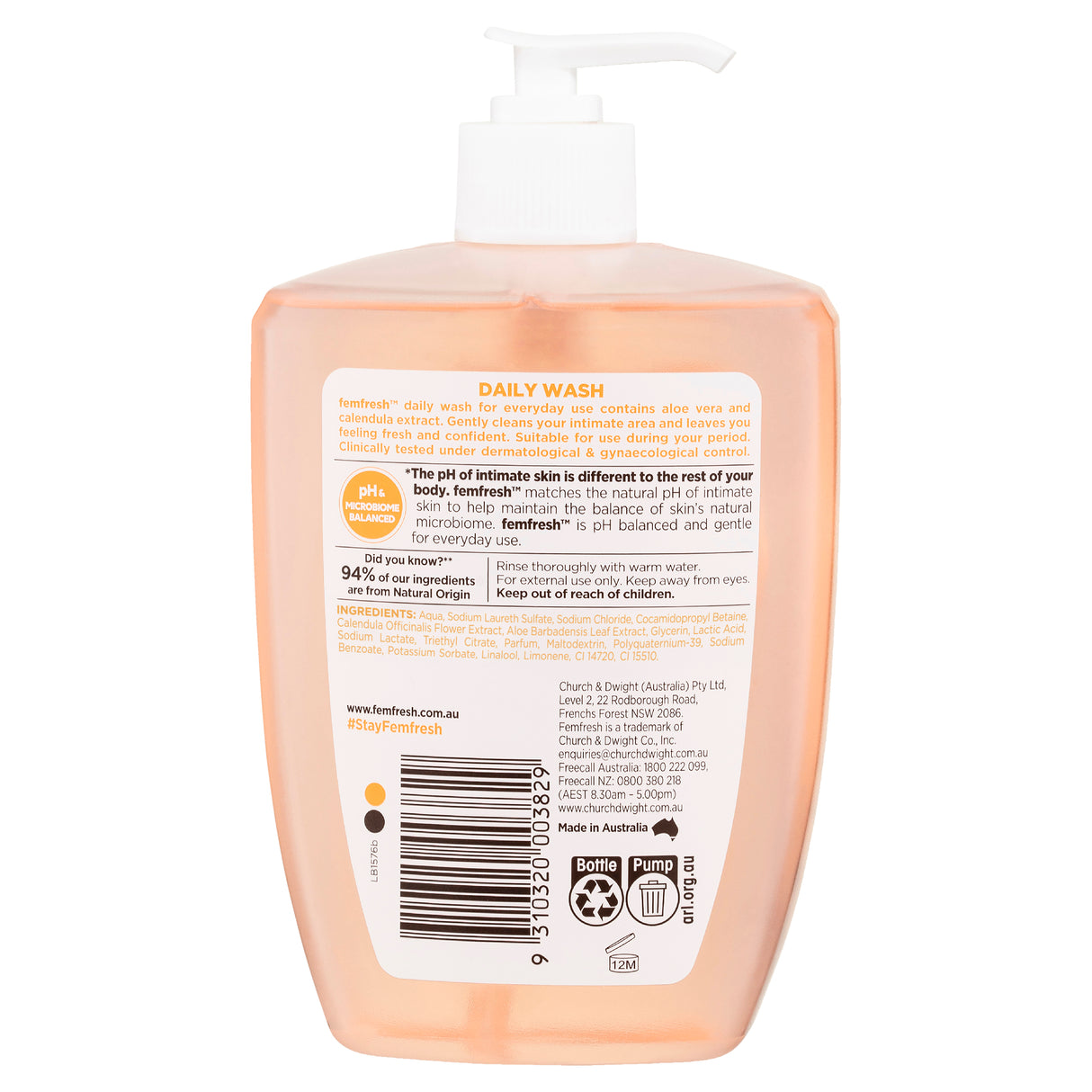 Femfresh Daily Wash 600ml