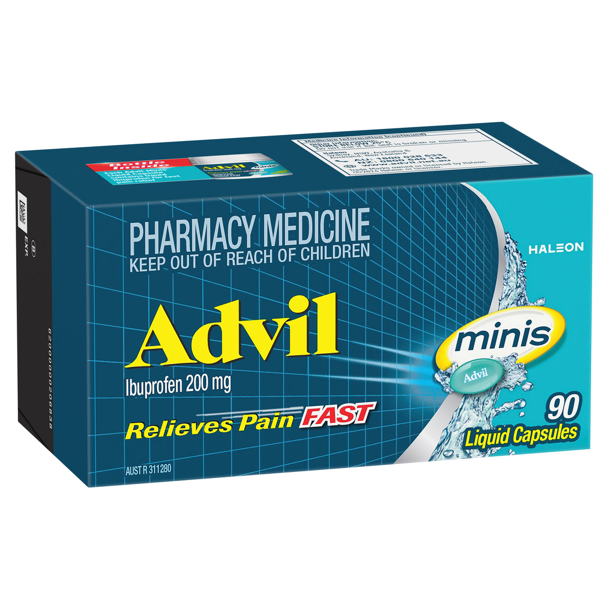 Advil Minis Liquid Capsules 90s