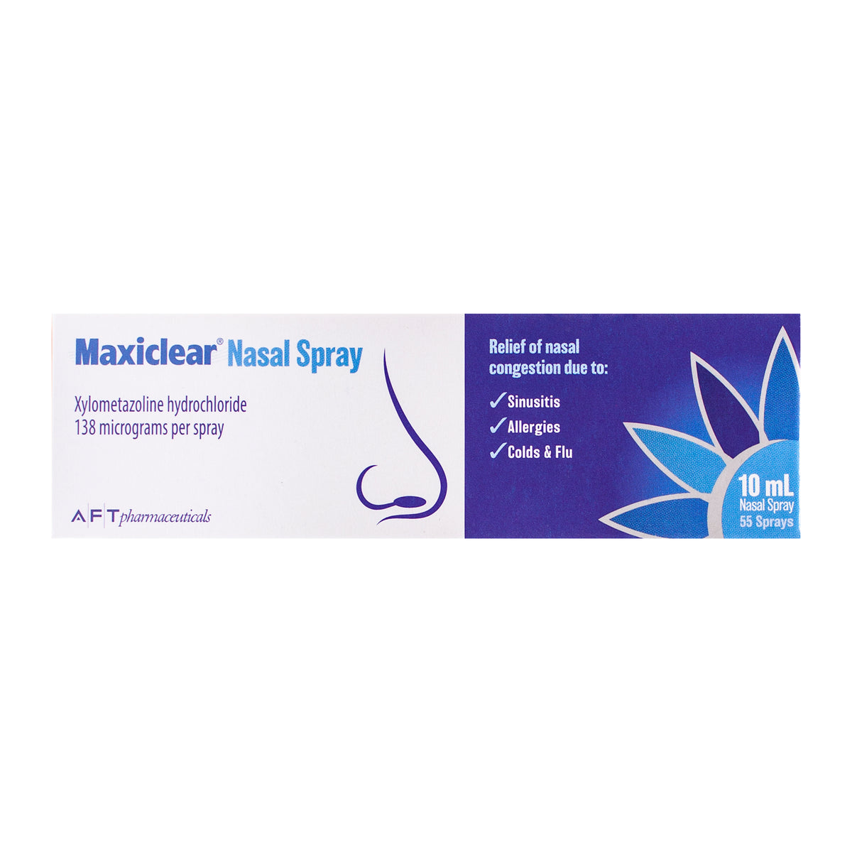 Maxiclear Xylometazoline Nasal Spray 10 mL