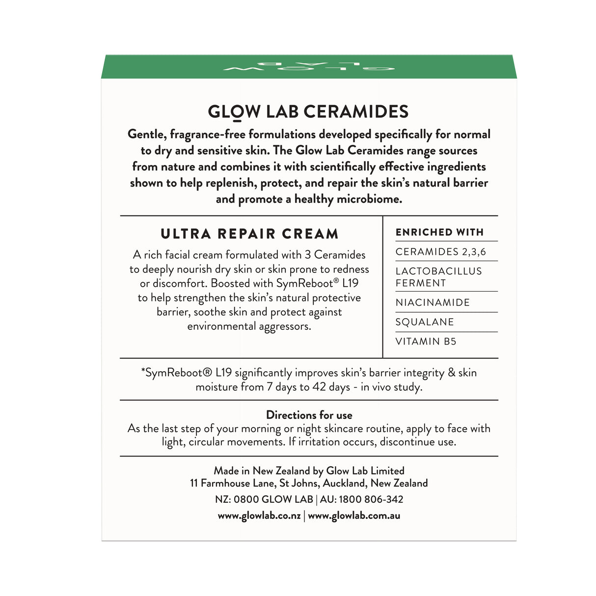 GLOW LAB Ceramides Ultra Repair Night Cream 50ml