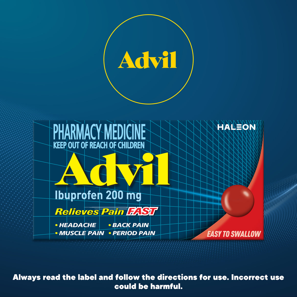 Advil 200mg 96 Tablets limit 1