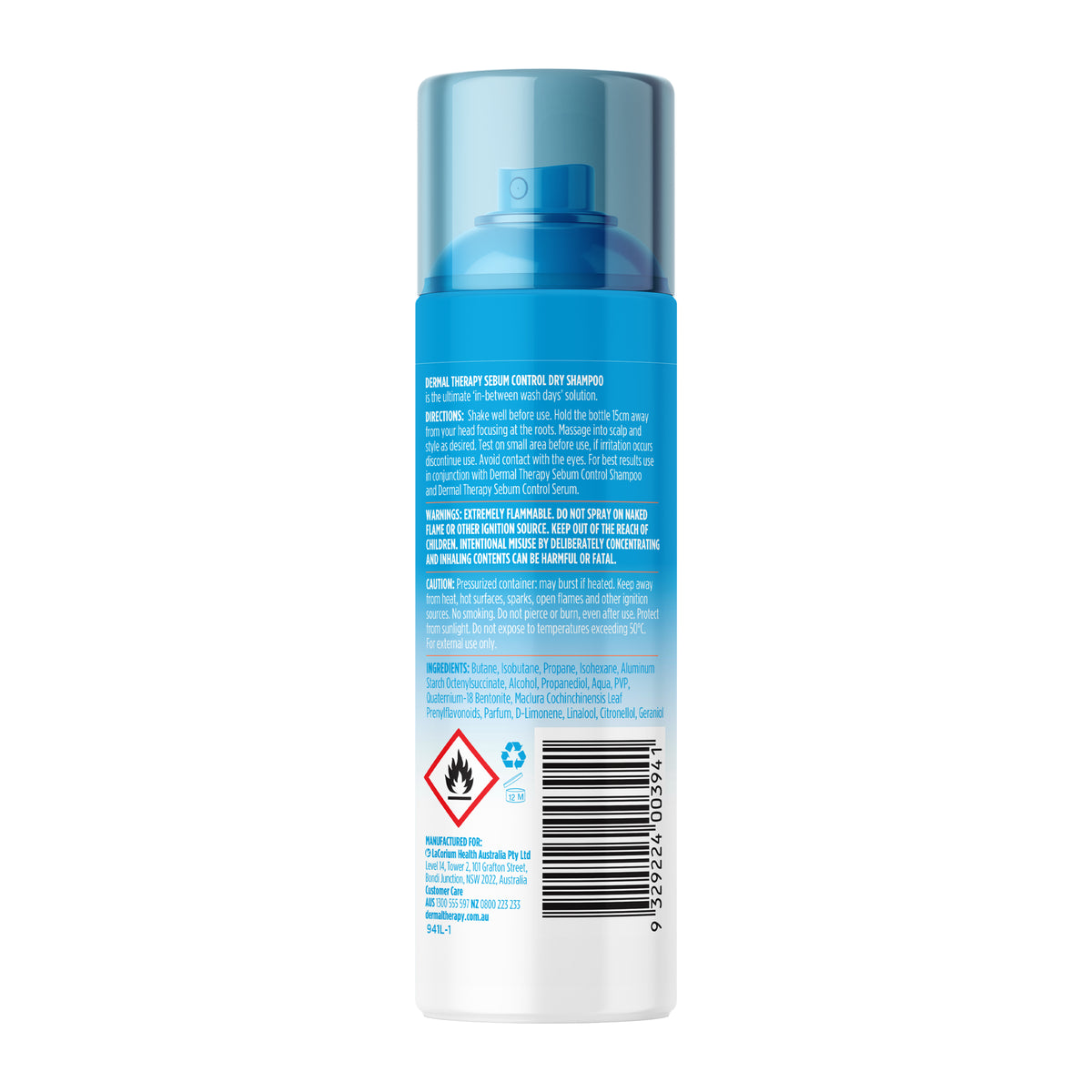 DERMAL THERAPY Sebum Control Dry Shampoo 30g