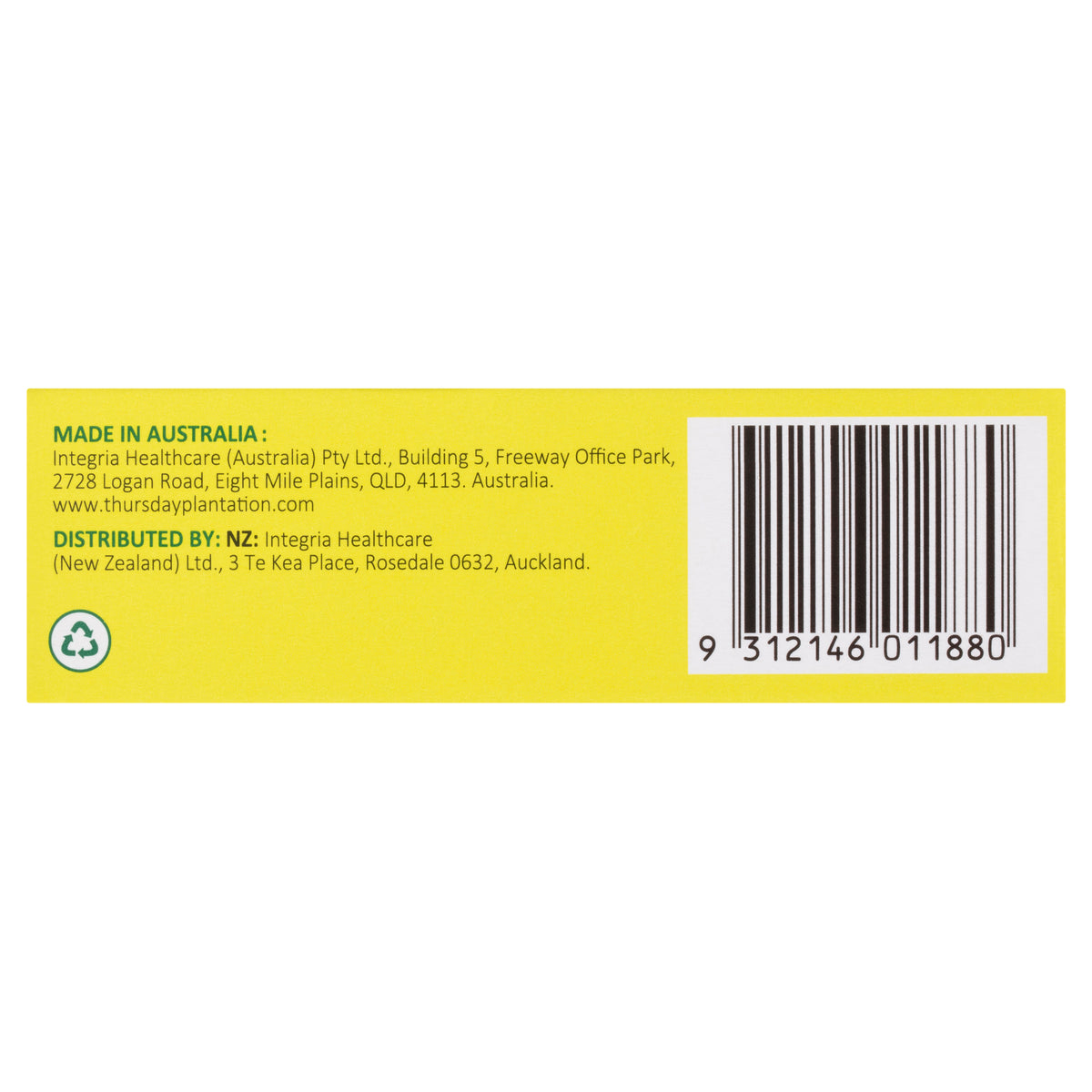 Thursday Plantation Cleansing Bar for Face and Body 95 g
