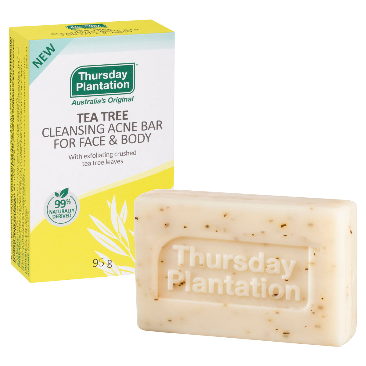 Thursday Plantation Cleansing Bar for Face and Body 95 g