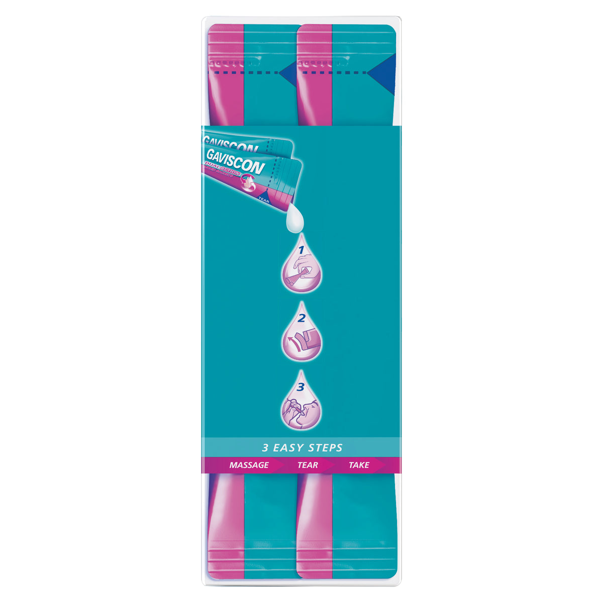 GAVISCON DA Liq P/Mint Sach 10ml 24s